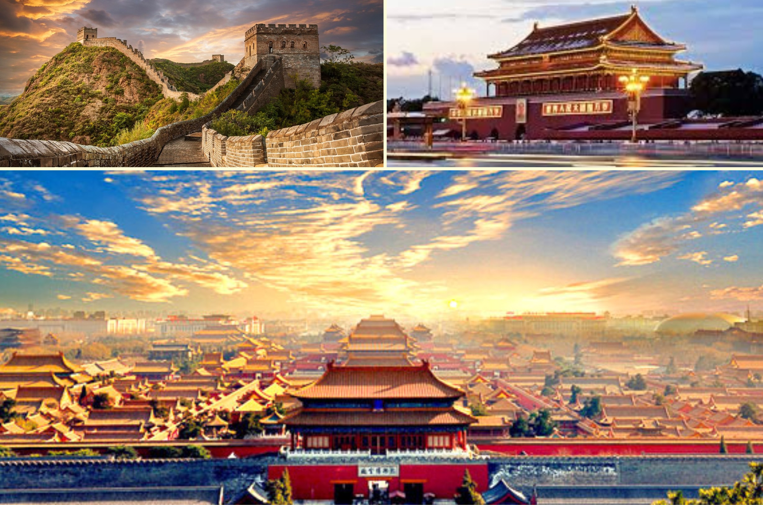 Tour Trung Quốc 5N4Đ | Bắc Kinh – Tử Cấm Thành – Thiên An Môn – Vạn Lý Trường Thành